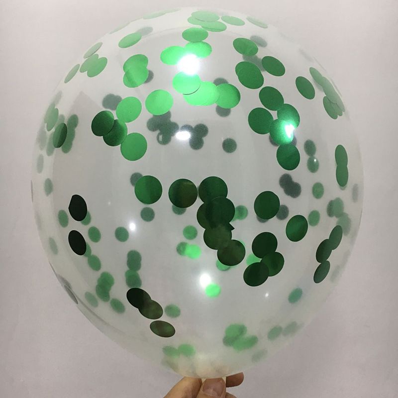 绿色 亮片气球