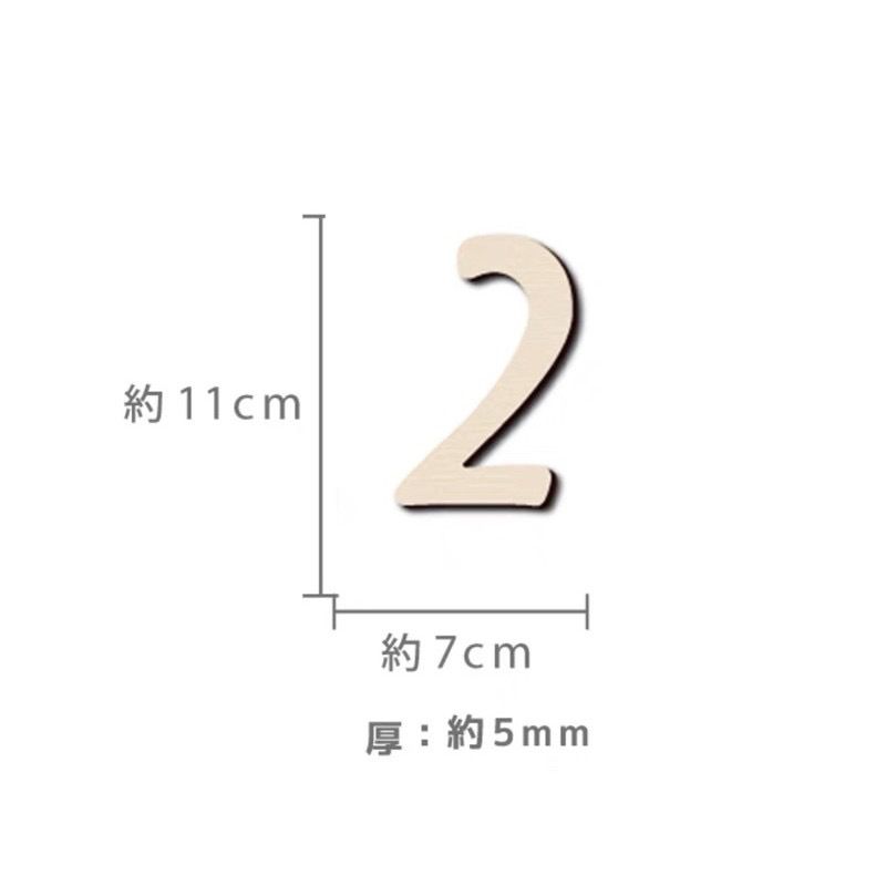 11cm数字2