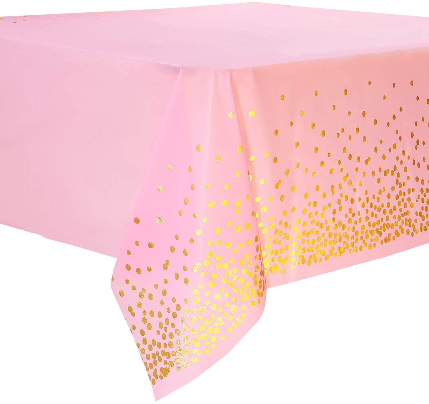 金粉粉色桌布274*130
