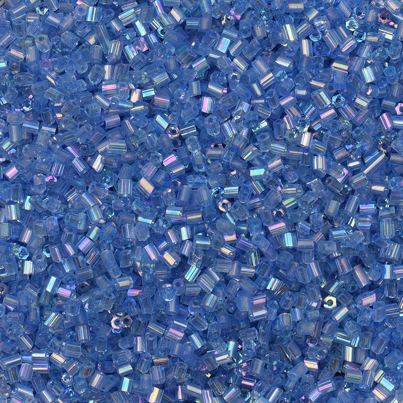 浅蓝 管珠 透明彩 2MM50克约3000颗
