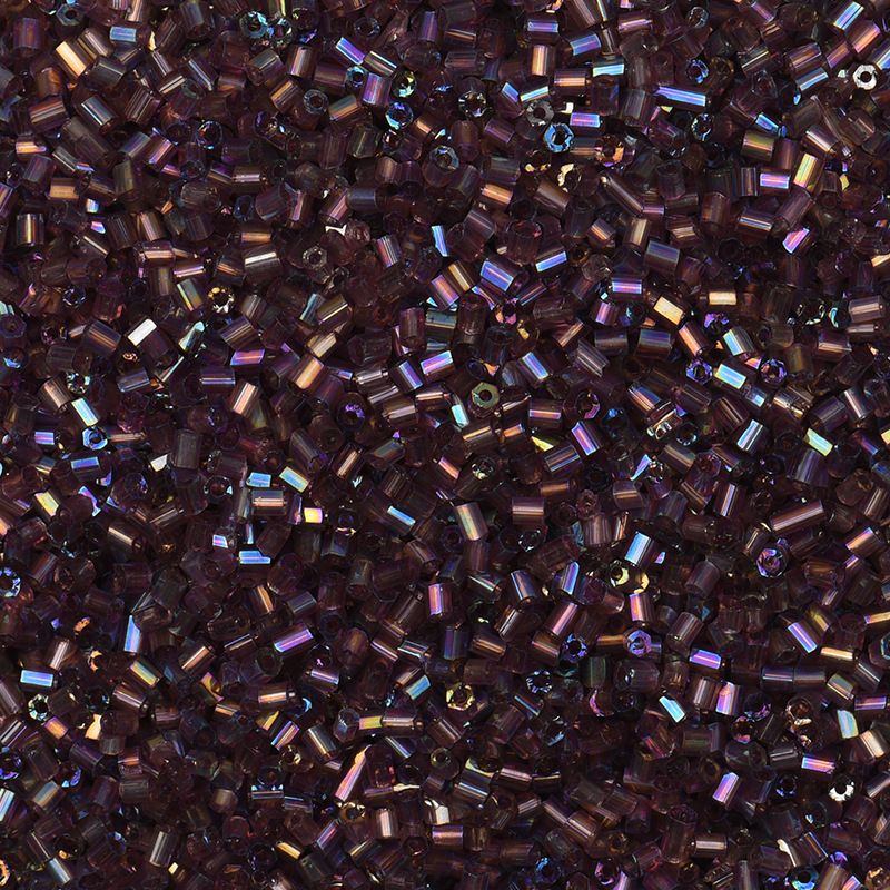 紫罗兰 管珠 透明彩 2MM50克约3000颗